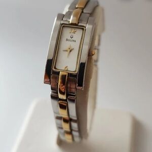 Bulova Elegant Two-Tone Women's Bracelet Watch